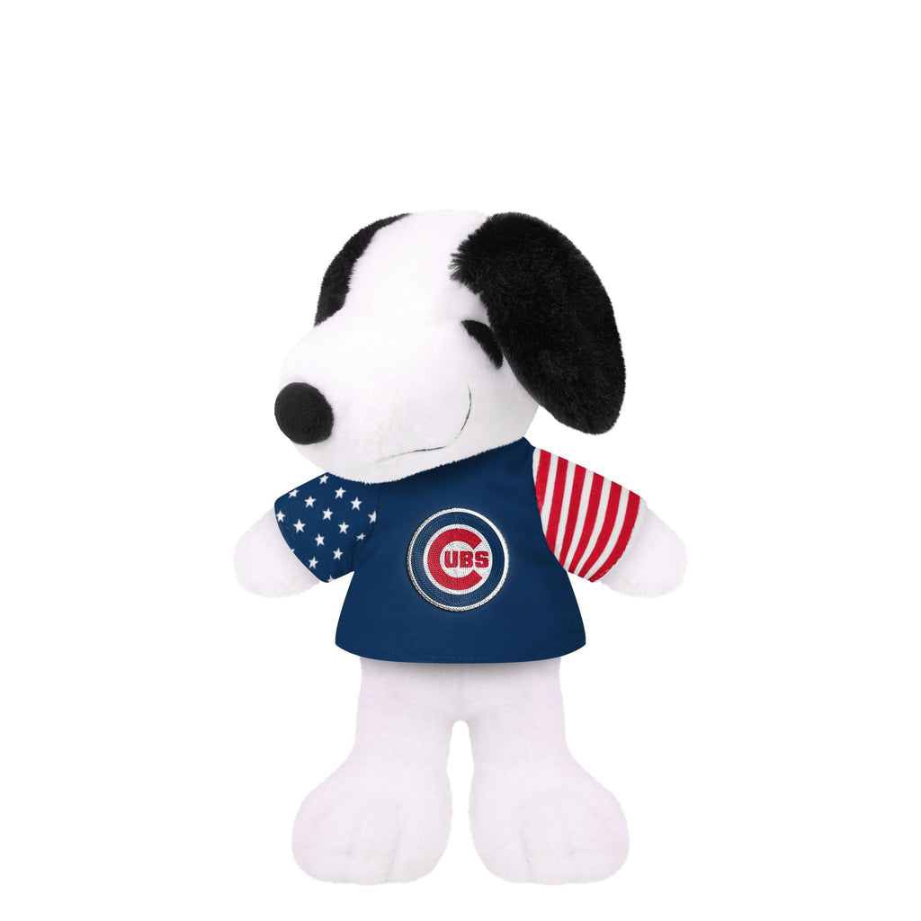 Chicago Cubs USA Flag Snoopy Peanuts Team Jersey Plush