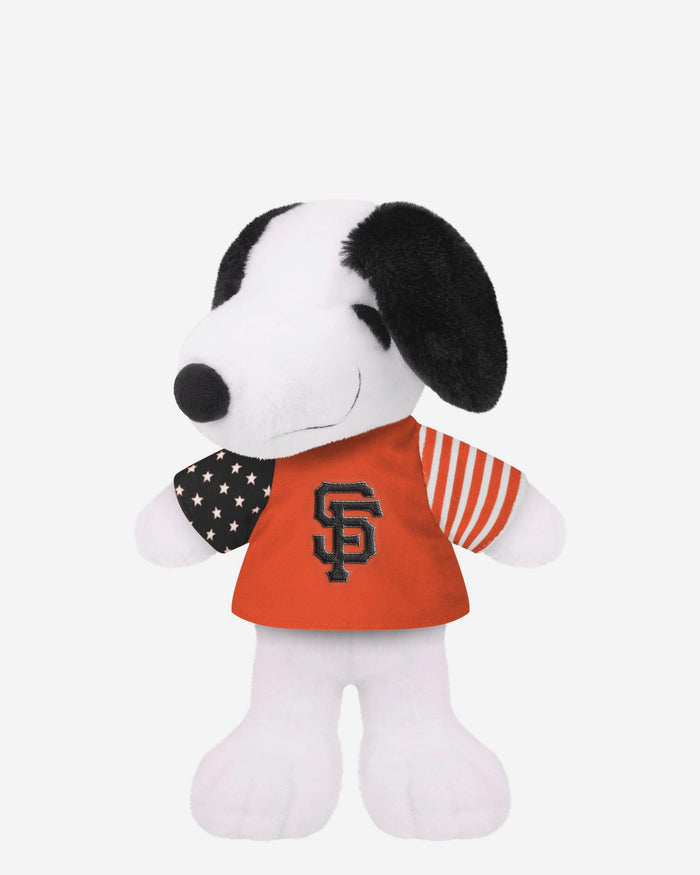 San Francisco Giants USA Flag Snoopy Peanuts Team Jersey Plush FOCO - FOCO.com