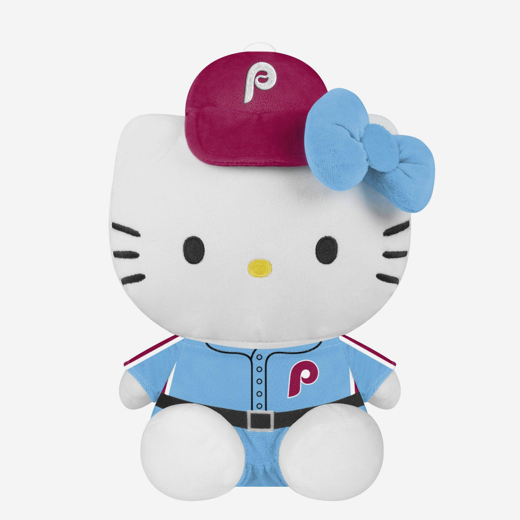 Philadelphia Phillies Seated Team Color Bow Hello Kitty Jersey Plush FOCO - FOCO.com