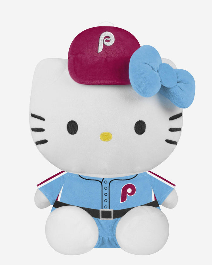 Philadelphia Phillies Seated Team Color Bow Hello Kitty Jersey Plush FOCO - FOCO.com