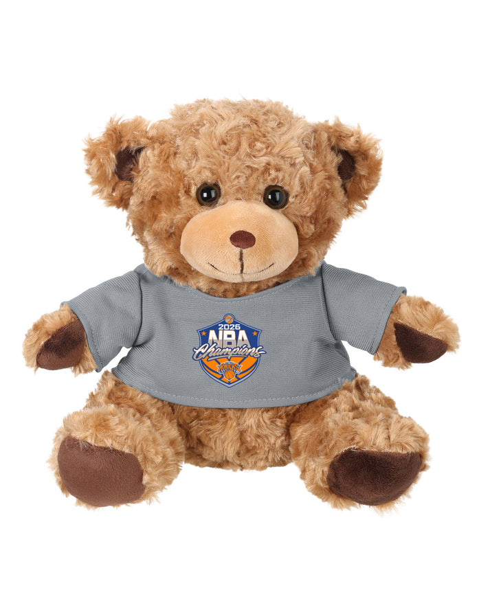 New York Knicks 2026 NBA Champions Seated Shirt Bear FOCO - FOCO.com