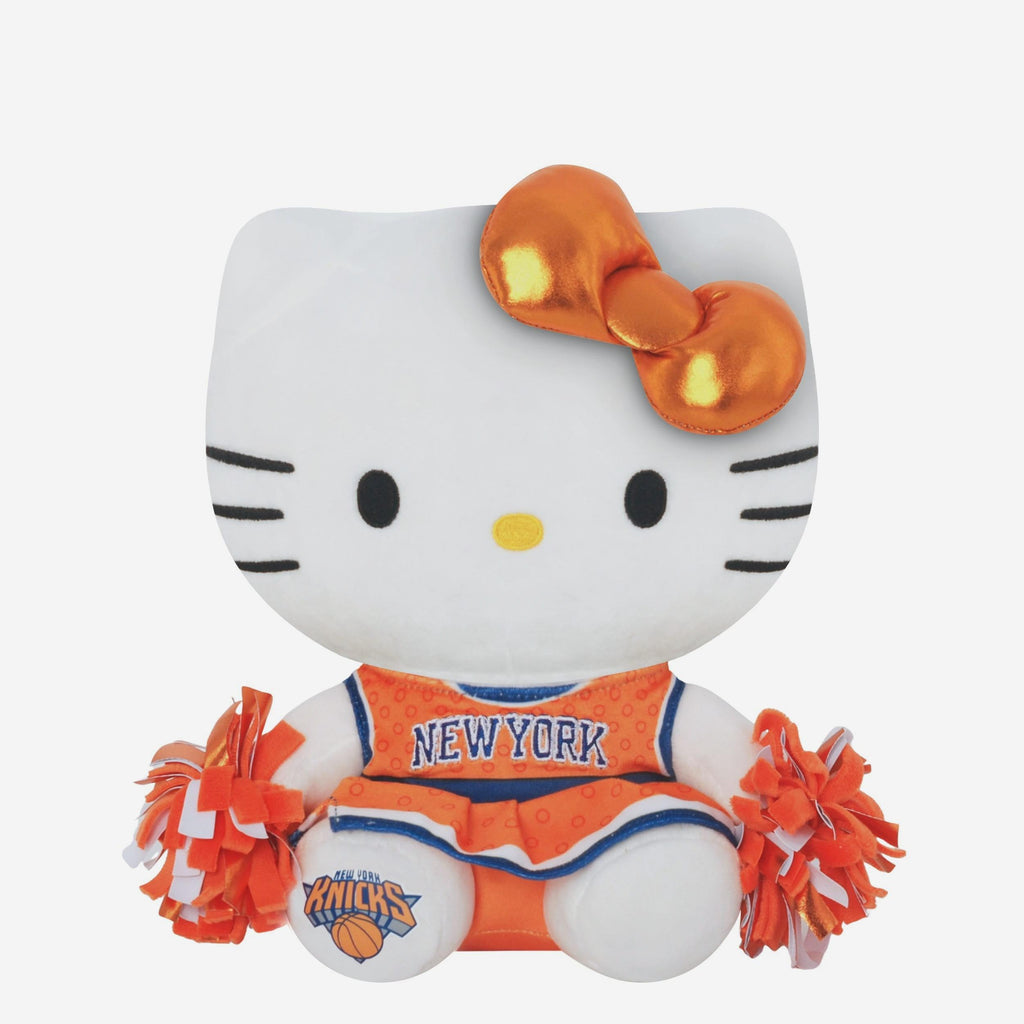 New York Knicks Metallic Bow Hello Kitty® Cheerleader Plush FOCO - FOCO.com