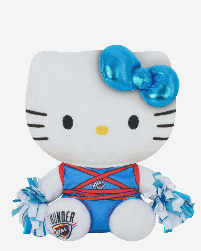 Oklahoma City Thunder Metallic Bow Hello Kitty® Cheerleader Plush FOCO - FOCO.com