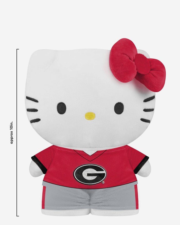 Georgia Bulldogs Team Color Bow Hello Kitty® Jersey Plush FOCO - FOCO.com