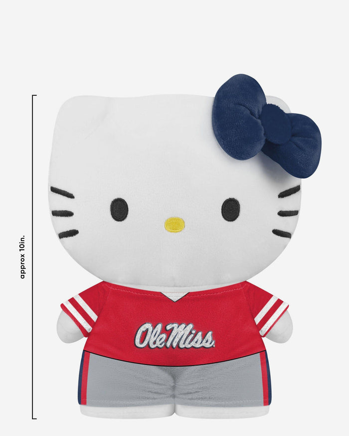 Ole Miss Rebels Team Color Bow Hello Kitty® Jersey Plush FOCO - FOCO.com