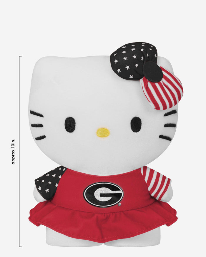 Georgia Bulldogs USA Bow Hello Kitty® Americana Plush FOCO - FOCO.com