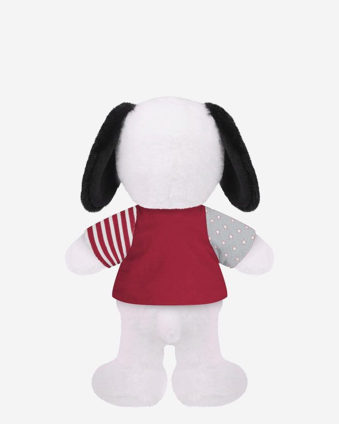Alabama Crimson Tide USA Flag Snoopy Peanuts Team Jersey Plush FOCO - FOCO.com