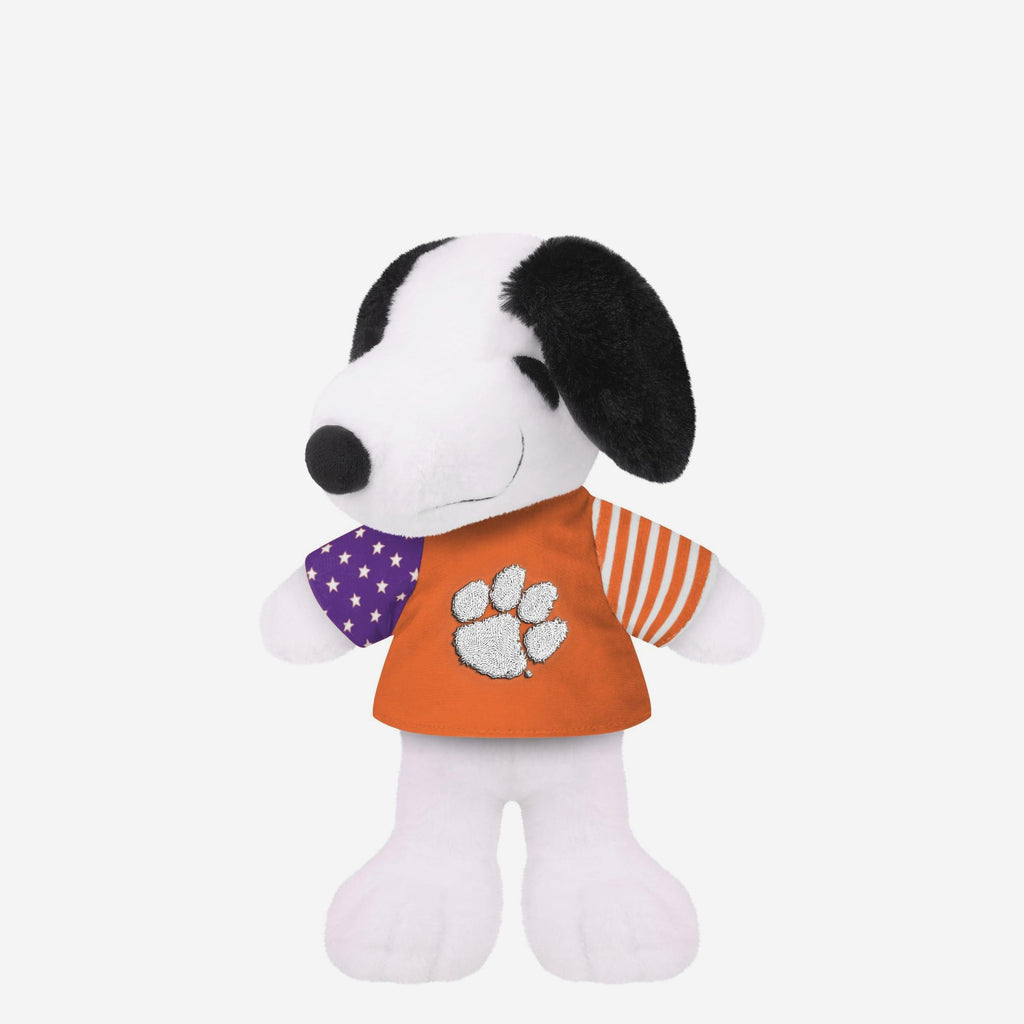 Clemson Tigers USA Flag Snoopy Peanuts Team Jersey Plush FOCO - FOCO.com