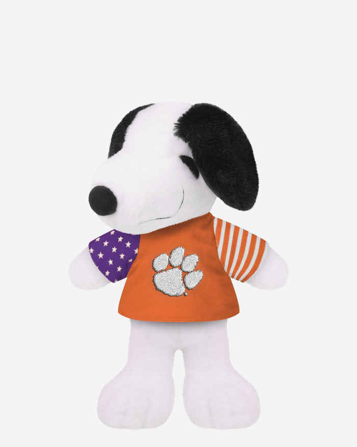 Clemson Tigers USA Flag Snoopy Peanuts Team Jersey Plush FOCO - FOCO.com