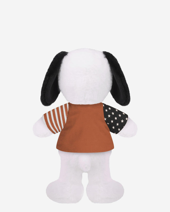 Texas Longhorns USA Flag Snoopy Peanuts Team Jersey Plush FOCO - FOCO.com