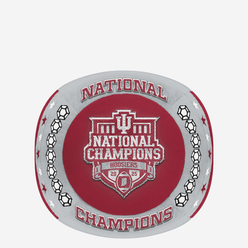Indiana Hoosiers 2025 Football National Champions Large Plush Ring FOCO - FOCO.com