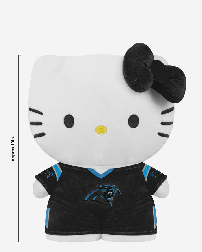 Carolina Panthers Team Color Bow Hello Kitty® Jersey Plush FOCO - FOCO.com