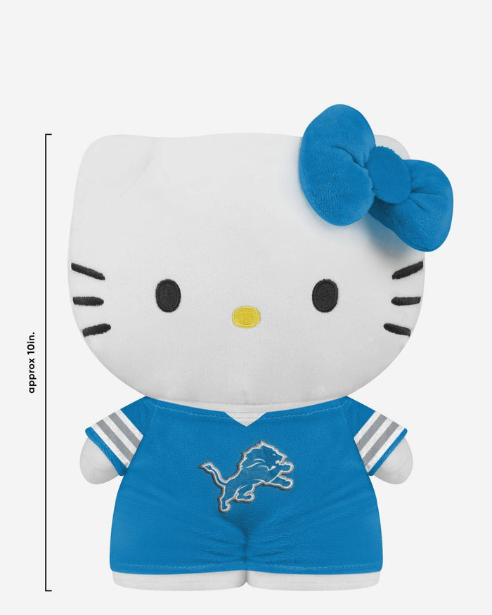Detroit Lions Team Color Bow Hello Kitty® Jersey Plush FOCO - FOCO.com
