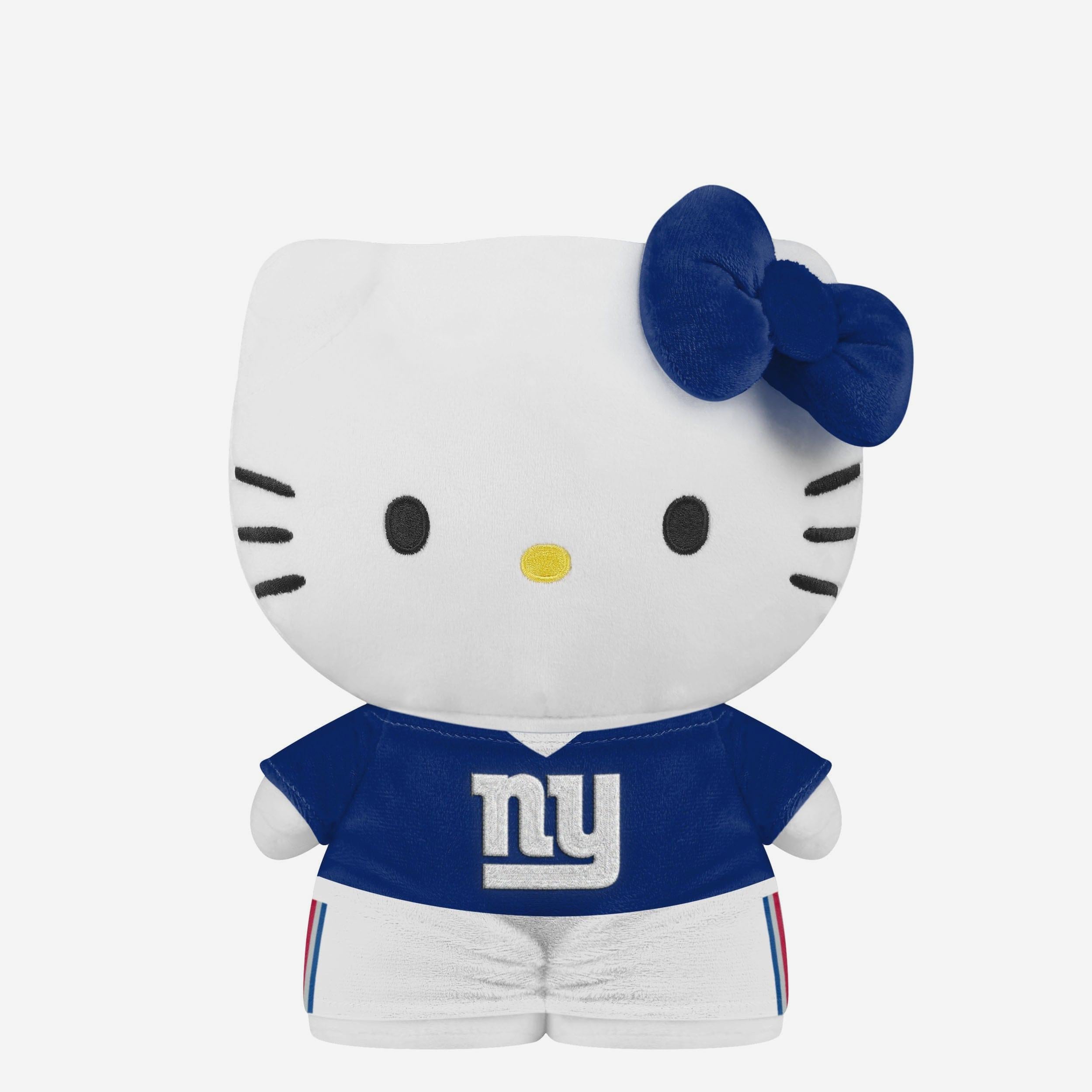 New York Giants Team Color Bow Hello Kitty® Jersey Plush FOCO