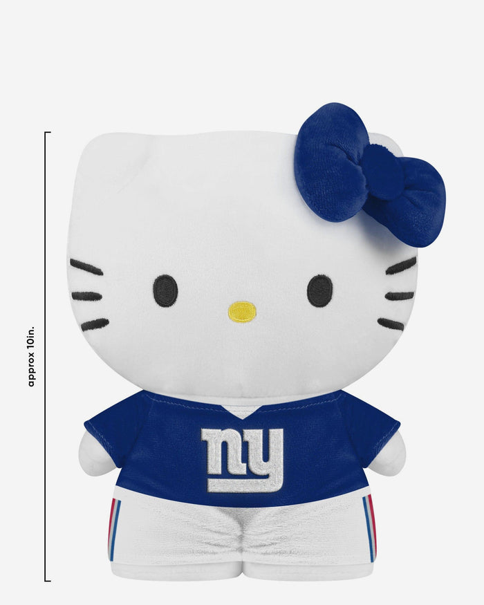 New York Giants Team Color Bow Hello Kitty® Jersey Plush FOCO - FOCO.com