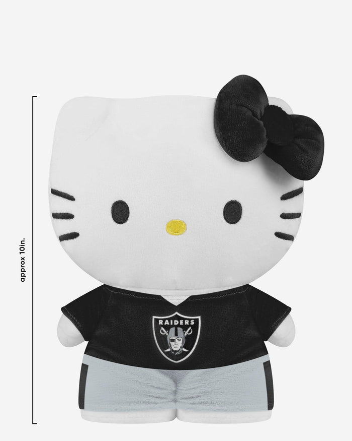 Las Vegas Raiders Team Color Bow Hello Kitty® Jersey Plush FOCO - FOCO.com
