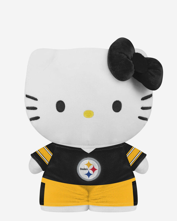 Pittsburgh Steelers Team Color Bow Hello Kitty® Jersey Plush FOCO - FOCO.com