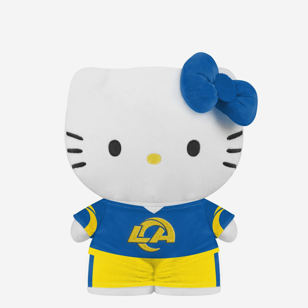 Los Angeles Rams Team Color Bow Hello Kitty® Jersey Plush FOCO - FOCO.com