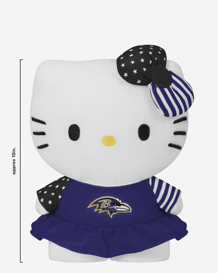 Baltimore Ravens USA Bow Hello Kitty® Americana Plush FOCO - FOCO.com