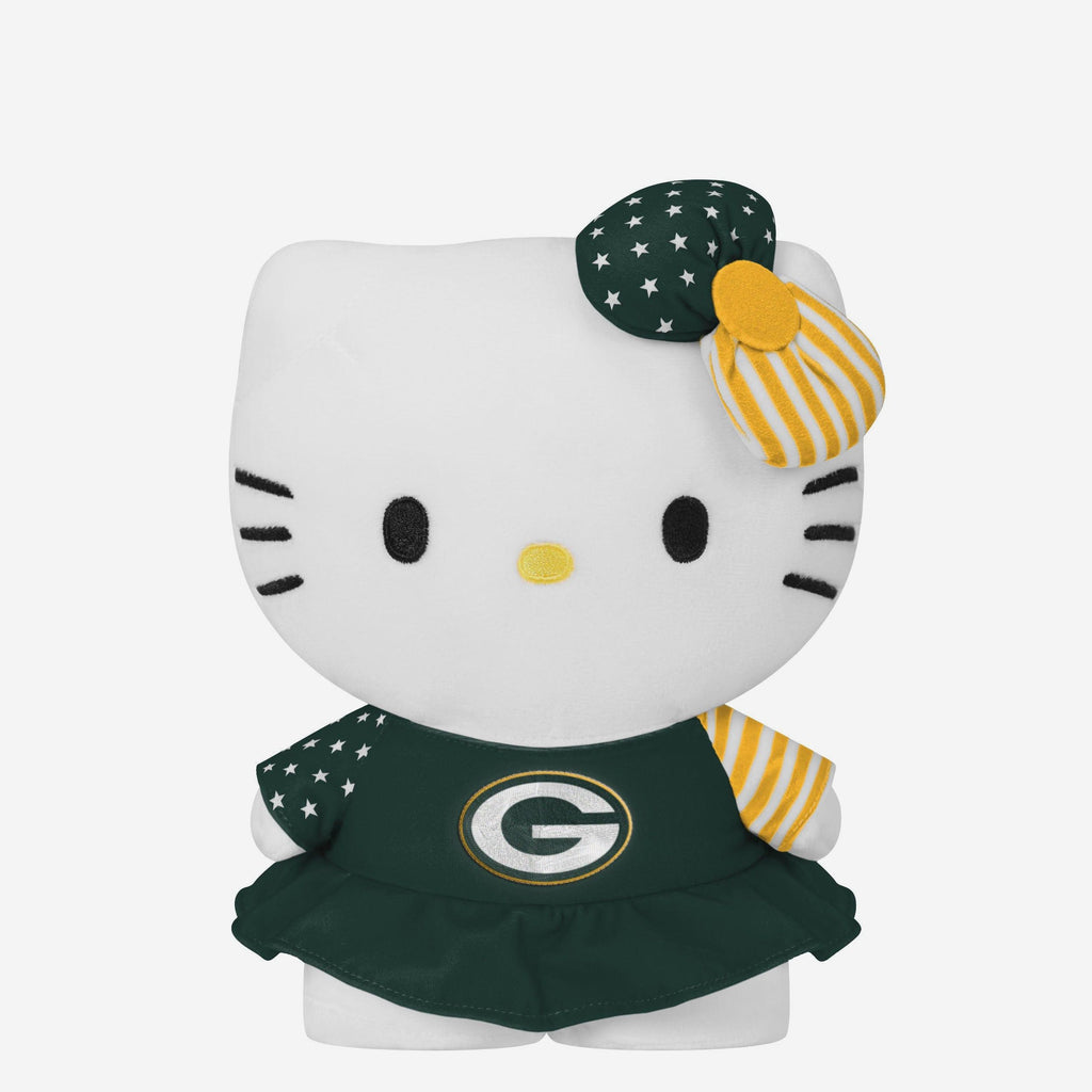 Green Bay Packers USA Bow Hello Kitty® Americana Plush FOCO - FOCO.com