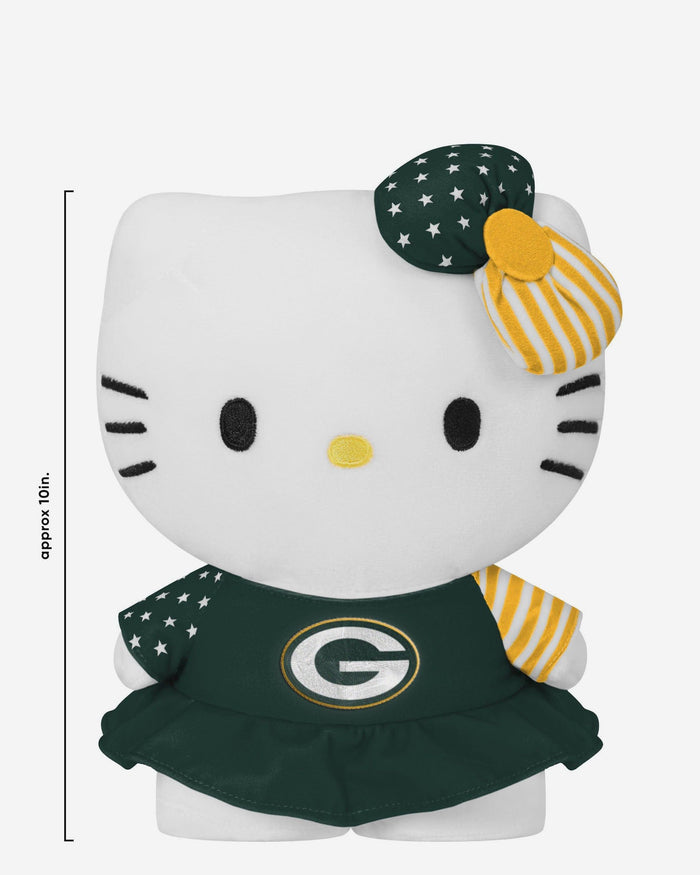 Green Bay Packers USA Bow Hello Kitty® Americana Plush FOCO - FOCO.com
