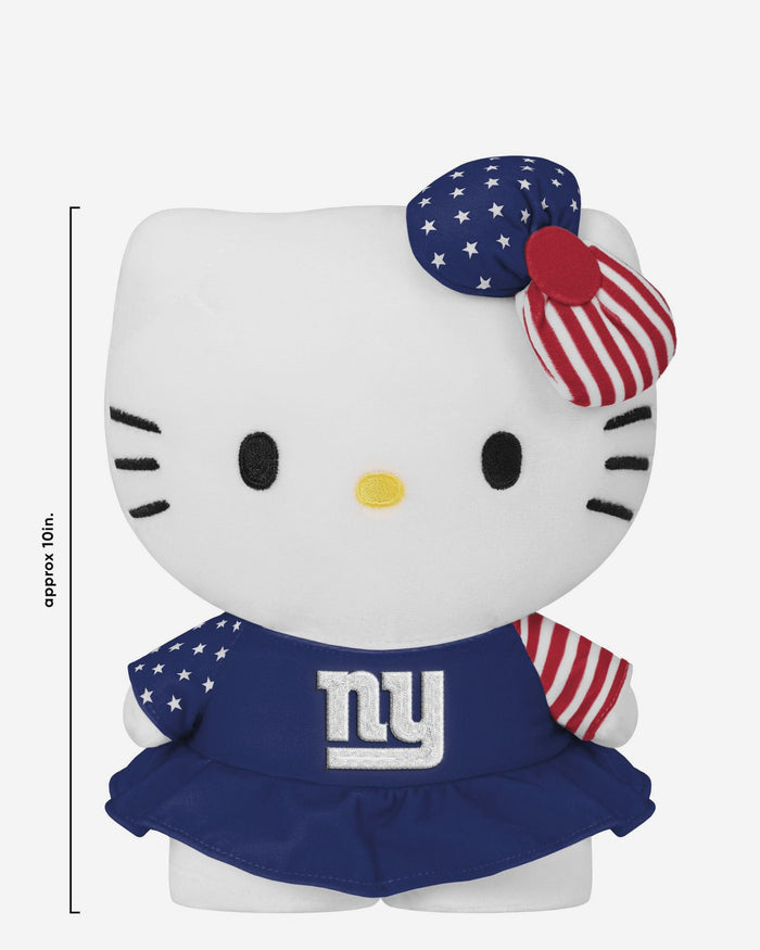 New York Giants USA Bow Hello Kitty® Americana Plush FOCO - FOCO.com