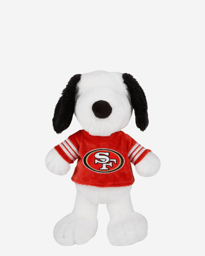 San Francisco 49ers Snoopy Peanuts Team Jersey Plush FOCO - FOCO.com