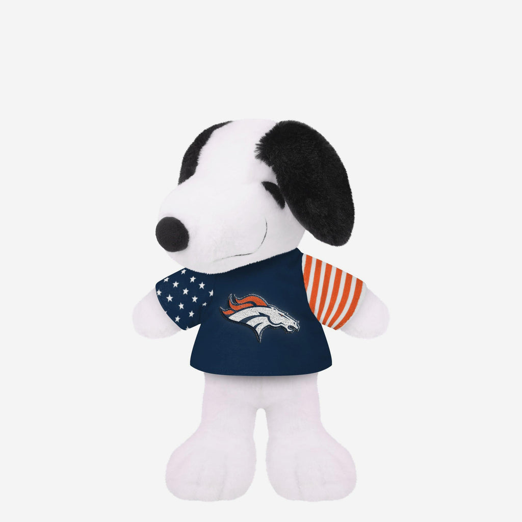 Denver Broncos USA Flag Snoopy Peanuts Team Jersey Plush FOCO - FOCO.com