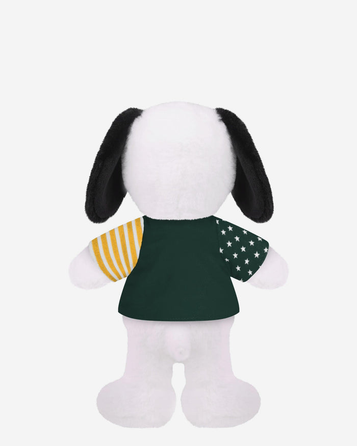 Green Bay Packers USA Flag Snoopy Peanuts Team Jersey Plush FOCO - FOCO.com