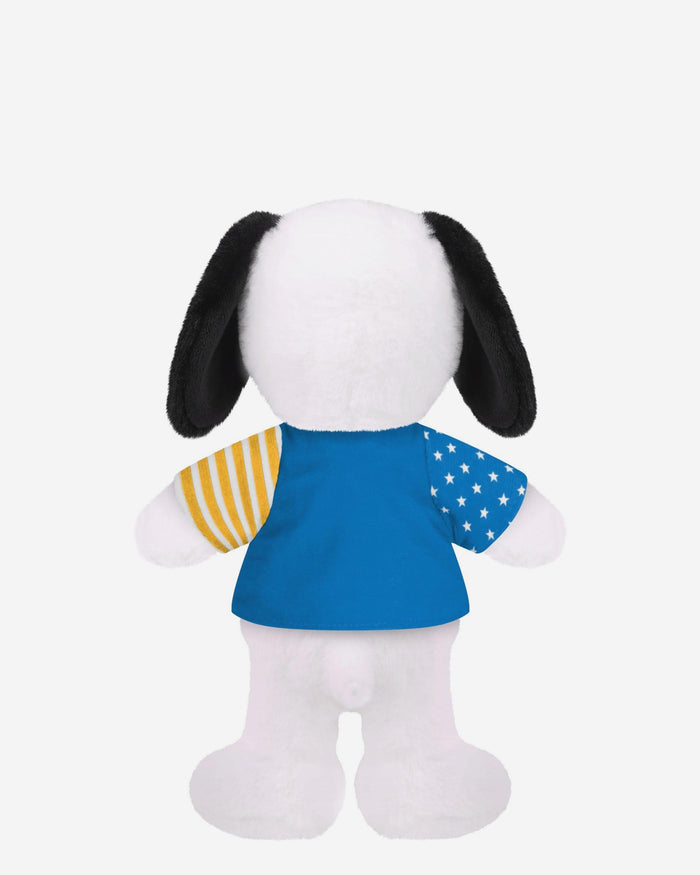Los Angeles Chargers USA Flag Snoopy Peanuts Team Jersey Plush FOCO - FOCO.com