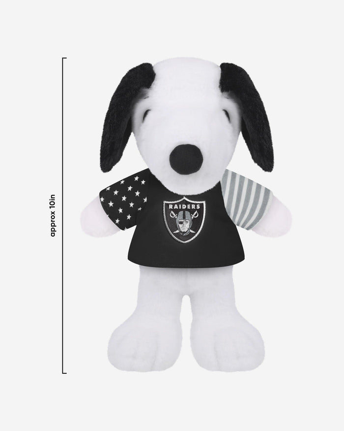 Las Vegas Raiders USA Flag Snoopy Peanuts Team Jersey Plush FOCO - FOCO.com