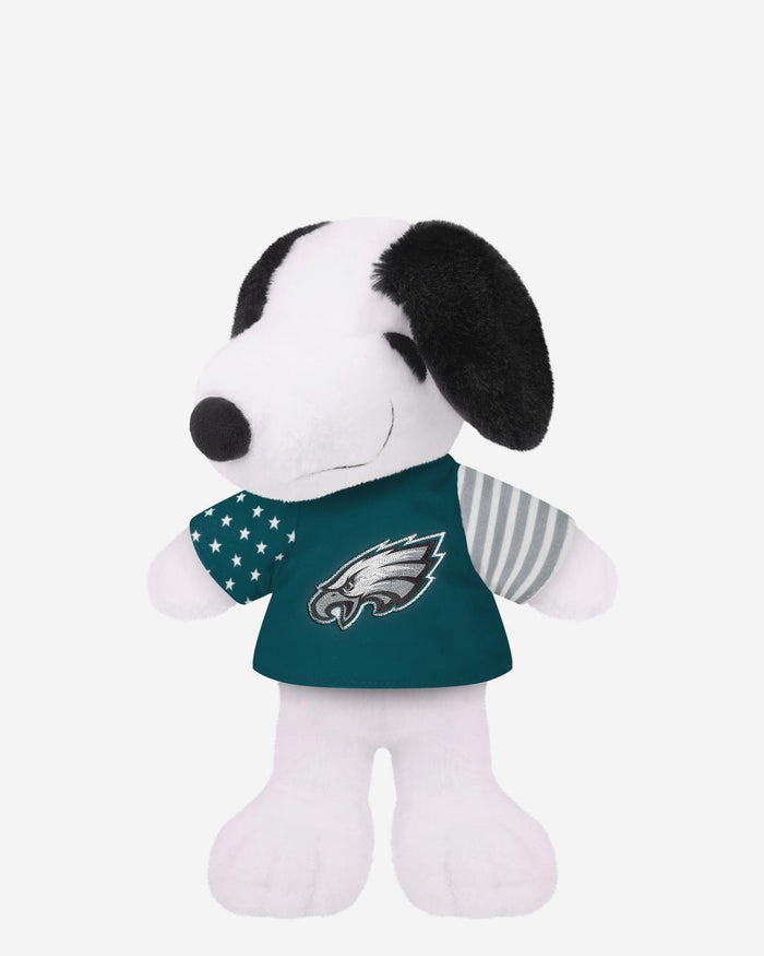 Philadelphia Eagles USA Flag Snoopy Peanuts Team Jersey Plush FOCO - FOCO.com
