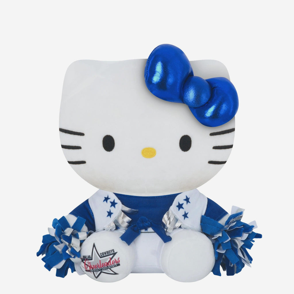 Dallas Cowboys Metallic Bow Hello Kitty® Cheerleader Plush FOCO - FOCO.com