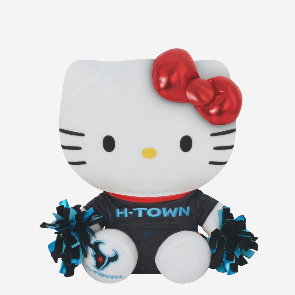 Houston Texans Metallic Bow Hello Kitty® Cheerleader Plush FOCO - FOCO.com