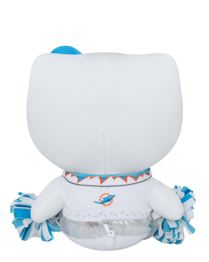 Miami Dolphins Metallic Bow Hello Kitty® Cheerleader Plush
