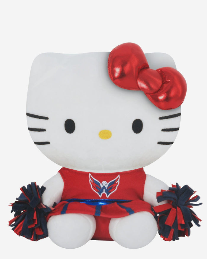 Washington Capitals Metallic Bow Hello Kitty® Cheerleader Plush FOCO - FOCO.com