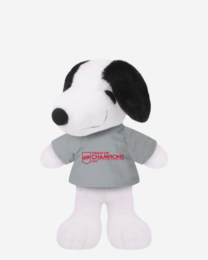Carolina Hurricanes 2026 Stanley Cup Champions Snoopy Peanuts Team Logo Plush