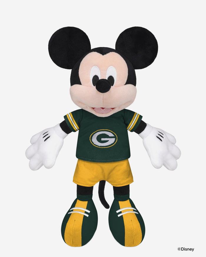 Green Bay Packers Disney Mickey Mouse 14 in Plush FOCO - FOCO.com