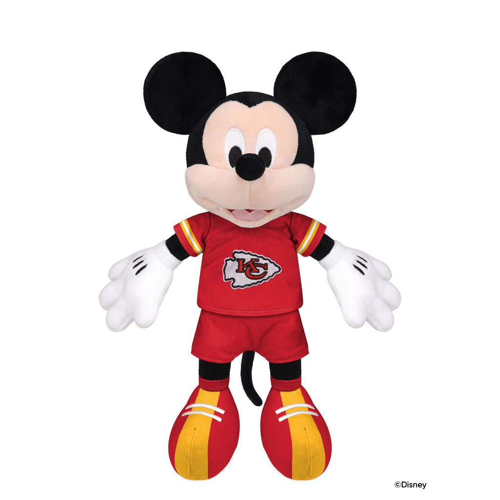 Kansas City Chiefs Disney Mickey Mouse 14 in Plush FOCO - FOCO.com