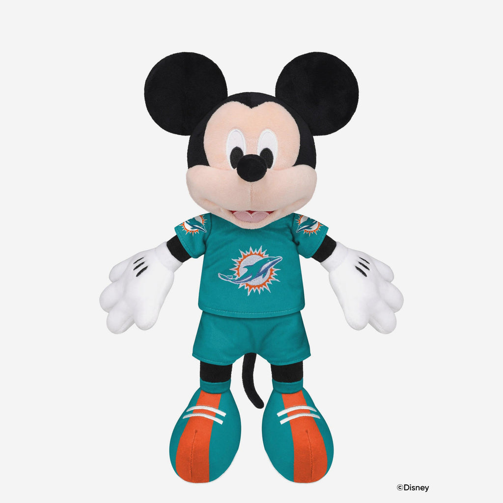 Miami Dolphins Disney Mickey Mouse 14 in Plush FOCO - FOCO.com
