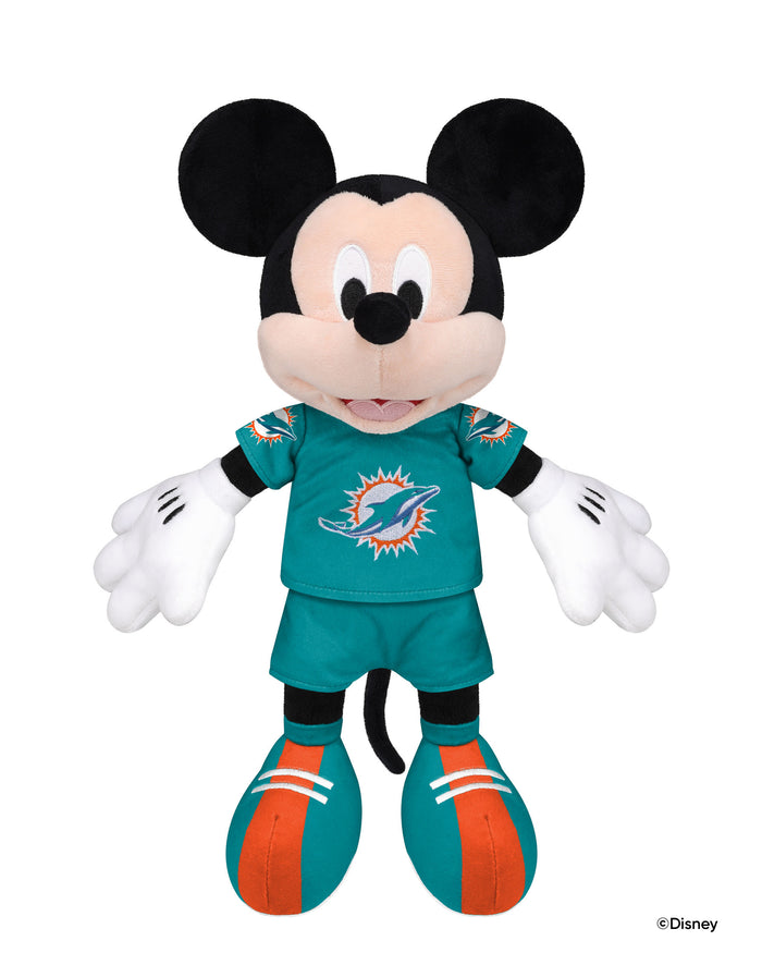 Miami Dolphins Disney Mickey Mouse 14 in Plush FOCO - FOCO.com