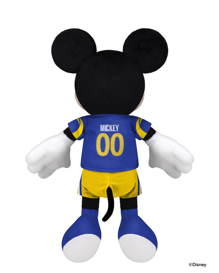 Los Angeles Rams Disney Mickey Mouse 14 in Plush FOCO - FOCO.com