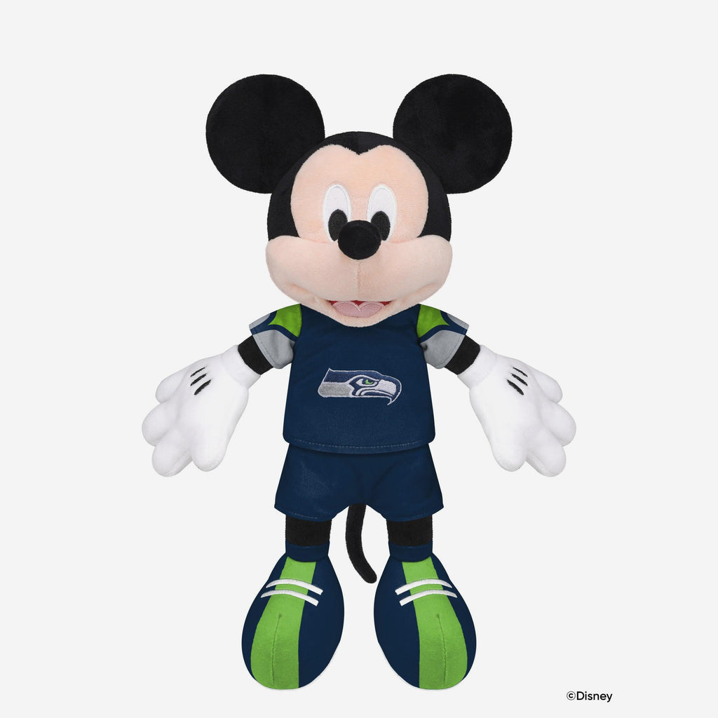 Seattle Seahawks Disney Mickey Mouse 14 in Plush FOCO - FOCO.com