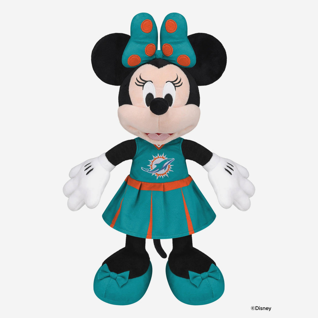 Miami Dolphins Disney Minnie Mouse 14 in Plush FOCO - FOCO.com