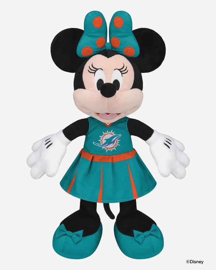 Miami Dolphins Disney Minnie Mouse 14 in Plush FOCO - FOCO.com