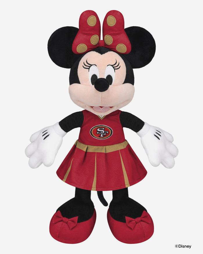San Francisco 49ers Disney Minnie Mouse 14 in Plush FOCO - FOCO.com
