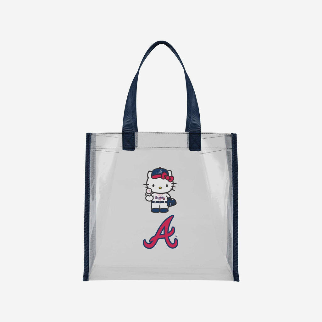 Atlanta Braves Hello Kitty® Clear Tote Bag FOCO - FOCO.com