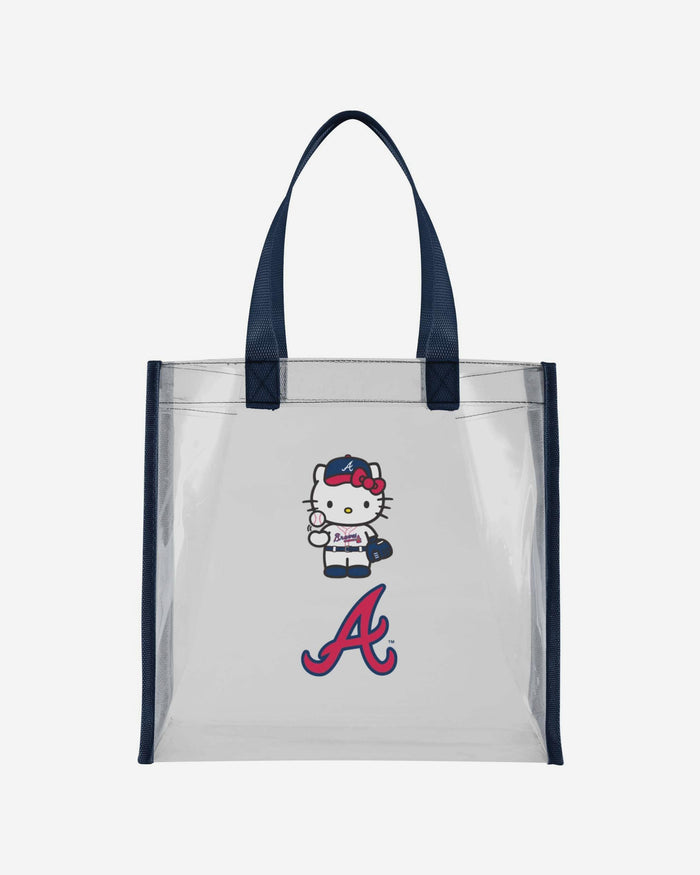 Atlanta Braves Hello Kitty® Clear Tote Bag FOCO - FOCO.com