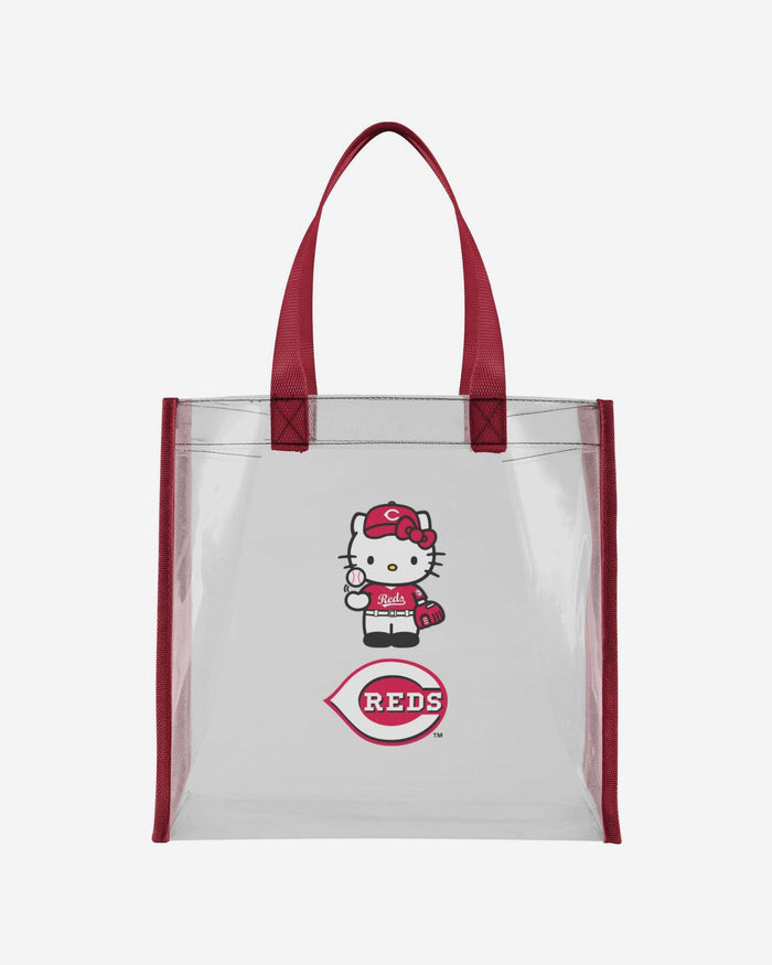 Cincinnati Reds Hello Kitty® Clear Tote Bag FOCO - FOCO.com