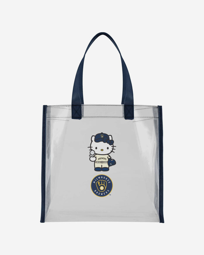 Milwaukee Brewers Hello Kitty® Clear Tote Bag FOCO - FOCO.com